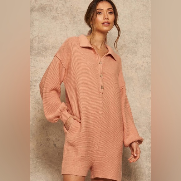 Free People Picnic Sweater Romper - Picture 9 of 9